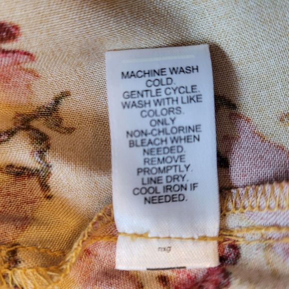 Cato 1946 Boho Maxi Dress XL Multicolor Paisley Yellow Red - Picture 5 of 15